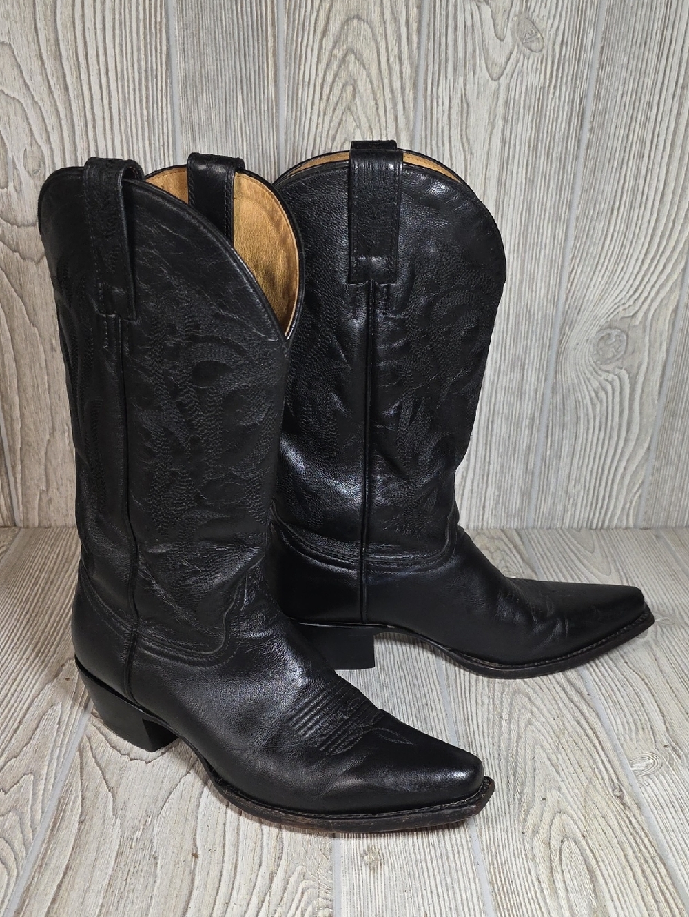 Shyanne Gemma Western Leather Cowgirl Boots Snip Toe Womens Size 8.5 - Picture 1 of 15